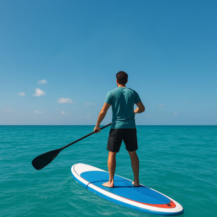 image35 تجربهی یک روزه پَدِل بُرد در دریای خزر انزلی